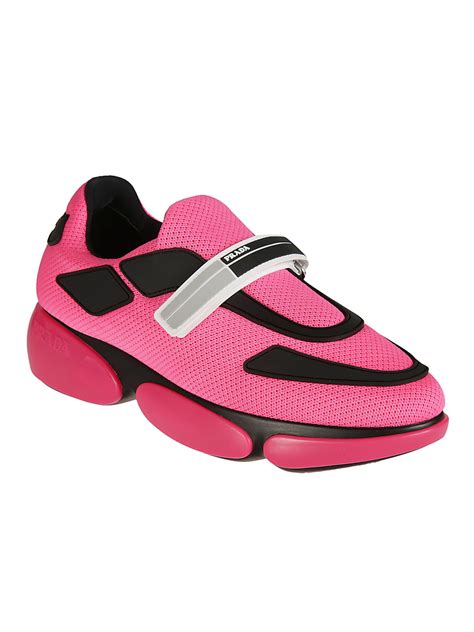 prada new sneakers pink|pink prada shoes.